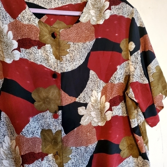 Voir‎ Collection Plus Size 3X Buttonup Shirt Blouse Tops Casual Women Pre-owned - Picture 7 of 11